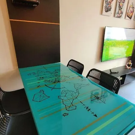 Modern - 50 M From Sea - Free Wi-fi - Super Cool - Terrace - Fully Air-conditioned Apartment